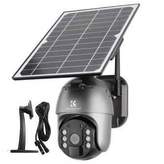 K&F Concept K&F 4G solar security camera System Wireless LTE cctv solar camera PIR Motion Detection 2-Way Audio KF50.0017EU