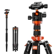 Аксессуары штативов - K&F Concept 198cm Aluminum Camera Tripod, 3-section Central Axis Travel Tripod with 32mm Metal Ball Head Load Capacity 12KG KF09 - быстрый заказ от производителяАксессуары штативов - K&F Concept 198cm Aluminum Camera Tripod, 3-section Central Axis Travel Tripod with 32mm Metal Ball Head Load Capacity 12KG KF09 - быстрый заказ от производителя