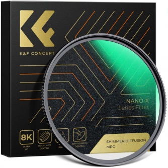 ND neitrāla blīvuma filtri - K&F Concept K&F 55mm Shimmer Diffusion 1 Filter Optical Glass Glimmer Effect Filter for Camera Lens Nano-X Series KF01.2164 - ātri pasūtīt no ražotāja