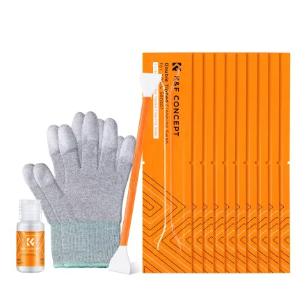 K&F Concept 2 in 1 kit 16mm Double-Headed Cleaning Stick Set for CMOS APS-C Frame Sensor*10pcs+1*20ml cleani SKU.1960