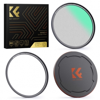 Soft filtri - K&F Concept K&F 58MM, NANO-X-1/8 Black Mist Magnetic filter,HD, Waterproof, Anti Scratch, Green Coated,with magn SKU.1837 - ātri pasūtīt no ražotāja