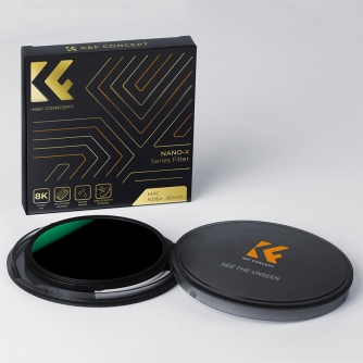 ND neitrāla blīvuma filtri - K&F Concept K&F 77MM Nano-X ND64 (6 Stop) objektīva filtrs, ūdensizturīgs, izturīgs pret skrāpējumiem KF01.1554 - ātri pasūtīt no ražotāja
