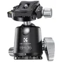 Vairs neražo - K&F Concept Metal 36mm Tripod Ball Head, 295g Weight, CNC process with die casting holder, Black and Gray, 3 KF31.059
