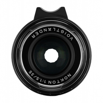 Objektīvi - Voigtlander Nokton II Vintage Line 35 mm f/1,5 objektīvs Leica M - melns - ātri pasūtīt no ražotāja