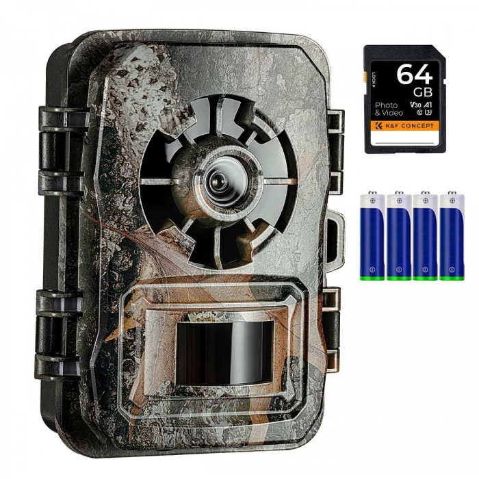 K&F Concept K&F 24MP *1296P, night vision waterproof hunting camera with 120° wide Angle motion Advanced sensor KF35.150