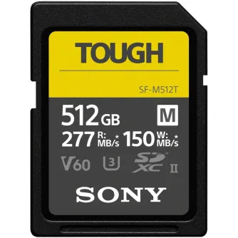 Memory Cards - Sony memory card SDXC 512GB M Tough UHS-II U3 V60 SFM512T.SYM - quick order from manufacturer