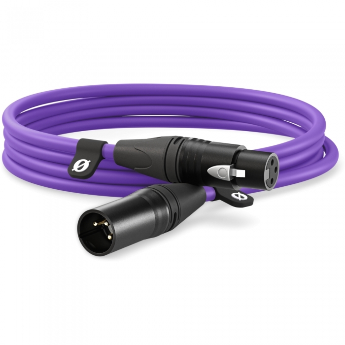 RODE XLR CABLE-3m purple - XLR/XLR kabel MROD788-PPL