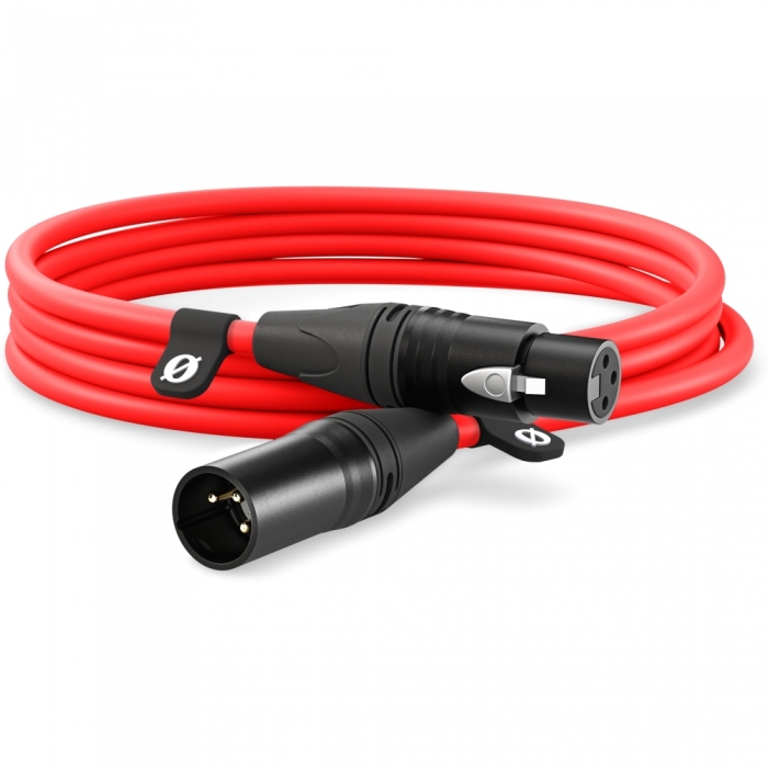 RODE XLR CABLE-3m red - XLR/XLR kabel MROD788-RED