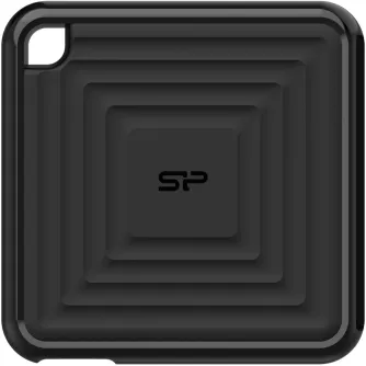 Citie diski & SSD - Silicon Power external SSD PC60 256GB USB-C, black SP256GBPSDPC60CK - ātri pasūtīt no ražotāja
