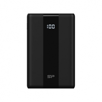 Portatīvie akumulatori - Silicon Power power bank QP55 10000mAh, black SP10KMAPBKQP550K - ātri pasūtīt no ražotāja