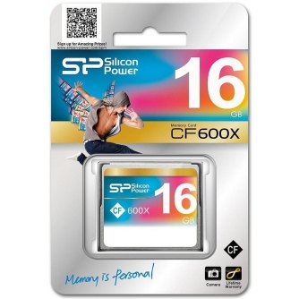 Silicon Power memory card CF 16GB 600x SP016GBCFC600V10