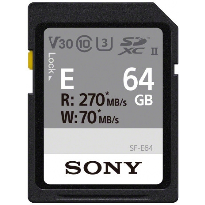 Sony карта памти SDXC 64GB E UHS-II U3 V30 SFE64A.AE