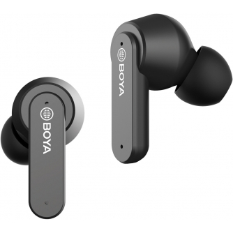 Headphones - Boya wireless headset True Wireless BY-AP4, black BY-AP4-B - quick order from manufacturer