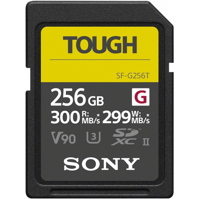 Atmiņas kartes - Sony memory card SDXC 256GB G Tough UHS-II C10 V90 SFG256T.SYM - ātri pasūtīt no ražotāja
