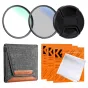 Filter Sets - K&F Concept 82mm 2pcs Professional Lens Filter Kit (MCUV/CPL) + Filter Pouch+Lens Cap+3pcs*Cleaning Cloth SKU.2040V1 - quick order from manufacturer