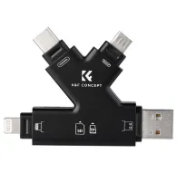 Картридер - K&F Concept K&F 4 in 1 Micro SD Card KF42.0006 - быстрый заказ от производителяКартридер - K&F Concept K&F 4 in 1 Micro SD Card KF42.0006 - быстрый заказ от производителя