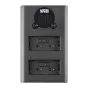 Kameras bateriju lādētāji - Newell DL-USB-C dual channel charger for DMW-BLG10 - быстрый заказ от производителя