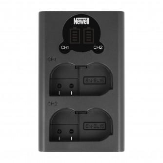 Kameras bateriju lādētāji - Newell DL-USB-C dual channel charger for EN-EL15 - ātri pasūtīt no ražotāja
