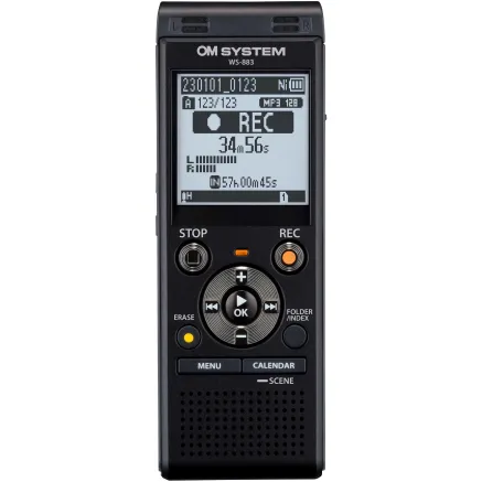 Olympus OM System audio recorder WS-883, black V420340BE000