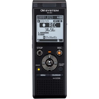 Диктофоны - Olympus OM System audio recorder WS-883, black V420340BE000 - быстрый заказ от производителя