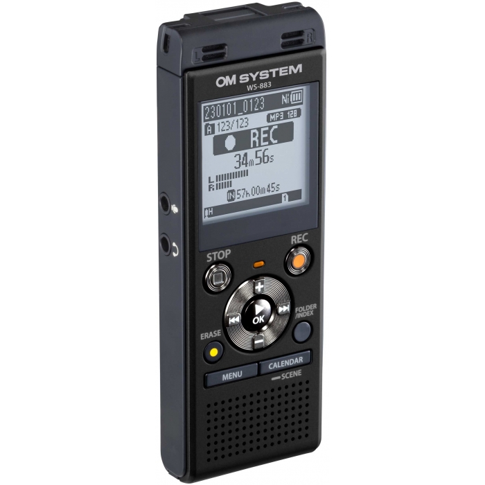 Skaņas ierakstītāji - Olympus OM System audio recorder WS-883, black V420340BE000 - ātri pasūtīt no ražotāja