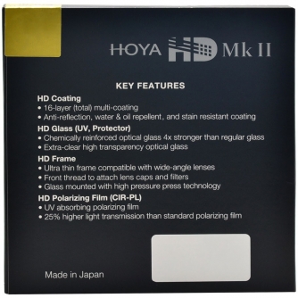 Новые товары - Hoya Filters Hoya фильтр круговой полризации HD Mk II 82 мм - быстрый заказ от производителя