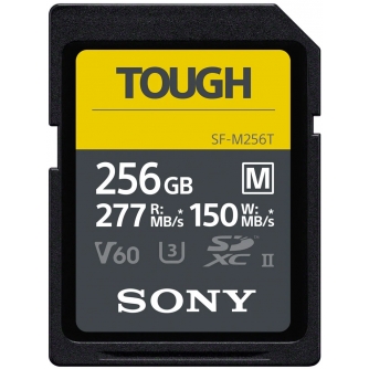 New products - Sony memory card SDXC 256GB M Tough UHS-II C10 U3 V60 SFM256T.SYM - quick order from manufacturer