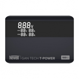 Сетевое зарядное устройство Newell GaN Tech T-power 100 Вт