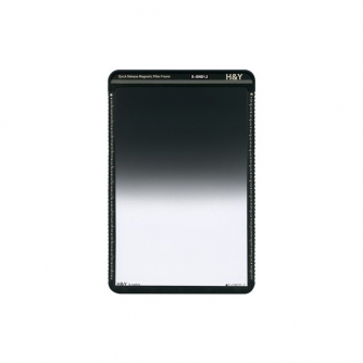 Kvadrātiskie filtri - H&amp;Y H&Y Soft grey half filter GND 1,2 with magnetic frame -100x150 mm - ātri pasūtīt no ražotāja