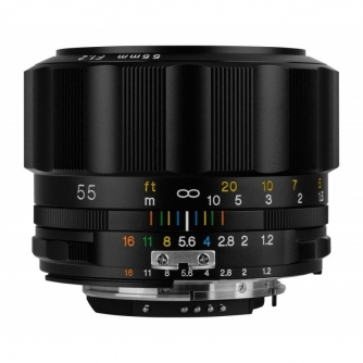 Voigtlander Nokton SL IIs 55mm f/1.2 lens for Nikon F