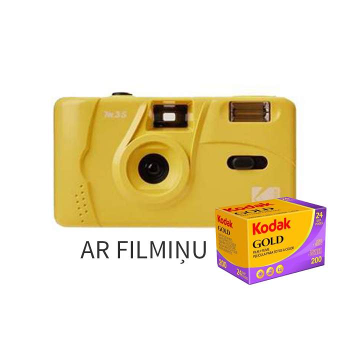 Filmu kameras - Tetenal KODAK M35 atkārtoti lietojams fotoaparāts Kukurūza - perc šodien veikalā un ar piegādi