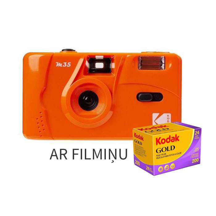 Film Cameras - Tetenal KODAK M35 reusable camera Papaya - buy today in store and with delivery