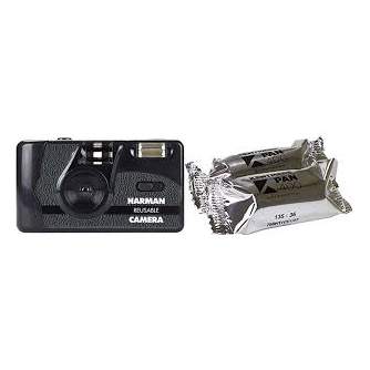 Filmu kameras - Harman reusable Camera Kit 35mm filmu kamera ar 2 filmām - perc šodien veikalā un ar piegādi