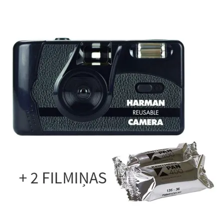 Harman reusable Camera Kit 35mm filmu kamera ar 2 filmām
