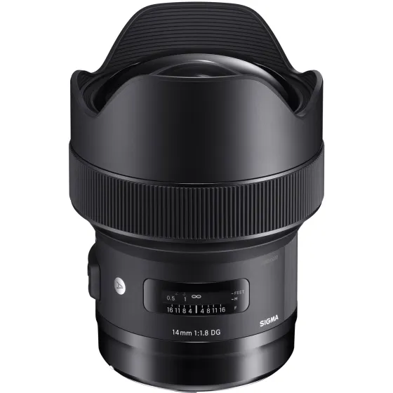 Sigma 14mm F1.8 DG HSM platais objektīvs uz EF Canon &amp; FE Sony &amp; L-Mount noma
