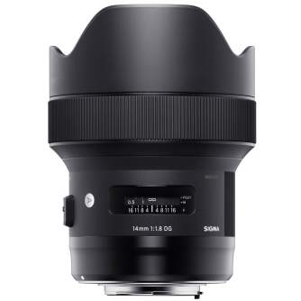 Lenses and Accessories - Sigma 14mm f/1.8 DG HSM Art wide lens EF Canon & FE Sony & L-Mount rental