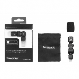 Микрофоны - Микрофон Saramonic SmartMic Mini Di iOS - купить сегодня в магазине и с доставкой