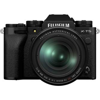 Fujifilm X-T5 mirrorless camera XF16-80mm F4 R OIS WR Black