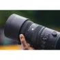 Sigma 70-200mm f/2.8 DG DN OS Sports lens for Sony E-mount featuring focus and aperture ring controls, dual HLA autofocus system, and weather sealing.