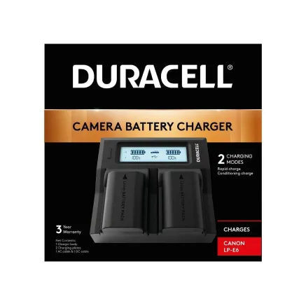 Duracell Canon LP-E6N charger