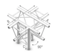 StudiokingTrussT-Cross90Degree5WayApexDownStudiokingTrussT-Cross90Degree5WayApexDown