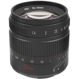 Objektīvi bezspoguļa kamerām - 7artisans 55mm F1.4 II Fuji FX - ātri pasūtīt no ražotāja