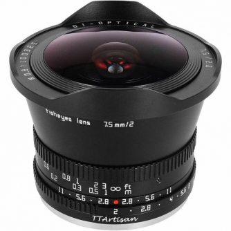 Objektīvi - Ttartisan 7.5mm f2.0 Sony E Fish Eye Lens - ātri pasūtīt no ražotāja