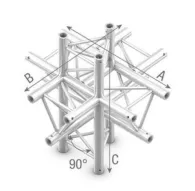 StudiokingTrussT-Cross90Degrees6WayApexUpDownStudiokingTrussT-Cross90Degrees6WayApexUpDown