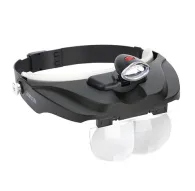 Magnifying Glasses - Carson Head magnifier PRO Series MagniVisor Deluxe with LED and 4 lenses - quick order from manufacturerMagnifying Glasses - Carson Head magnifier PRO Series MagniVisor Deluxe with LED and 4 lenses - quick order from manufacturer