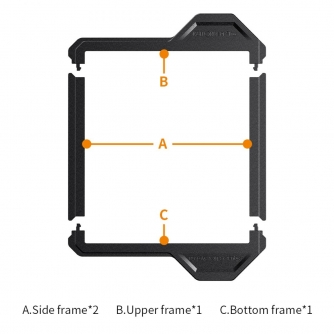 Filter Holder - K&F Concept K&F 100*100mm Lens Protection Bracket 2pcs Nano x-pro Series KF31.038 - quick order from manufacturer