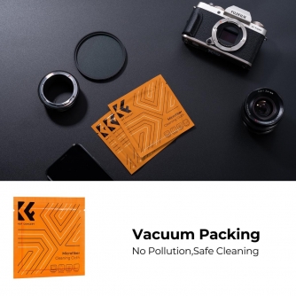 Objektīvu vāciņi - K&F Concept K&F Accessory 9-in-1 set, 49mm Center Pinch Lens Cap with string (unstringing)*3+Vacuum Cleaning SKU.1990 - ātri pasūtīt no ražotāja
