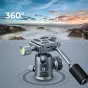 Головки штативов - K&F Concept K&F 26mm Metal Tripod Ball Head with Handle 360 Degree Rotating Panoramic with 1/4 inch Quick Release KF31.049V1 - быстрый заказ от производителя