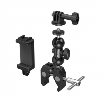 Аксессуары для плечевых упоров - SmallRig Crab-Shaped Super Clamp with Ballhead Magic Arm 4373 4373 - быстрый заказ от производителя Лучший выбор профессионалов