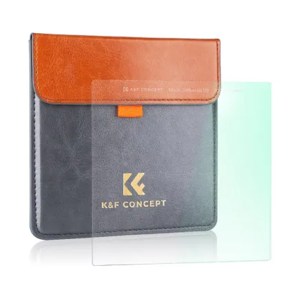 K&F Concept 100*100*2mm,Square Filter Black Mist 1/8, Optical glass, HD, Scratch-Resistant, Anti-Reflection KF01.1843